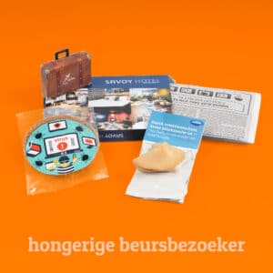 Geschenken voor hongerige beursbezoeker l Pelster Promotions