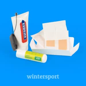 Een overlevingspakket voor wintersporters l Pelster Promotions