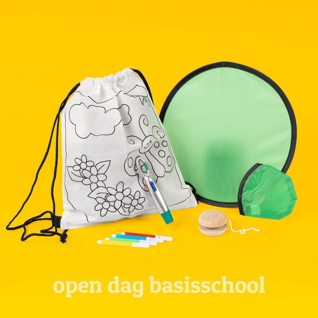 Leuke giveaways voor een open dag basisschool l Pelster Promotions