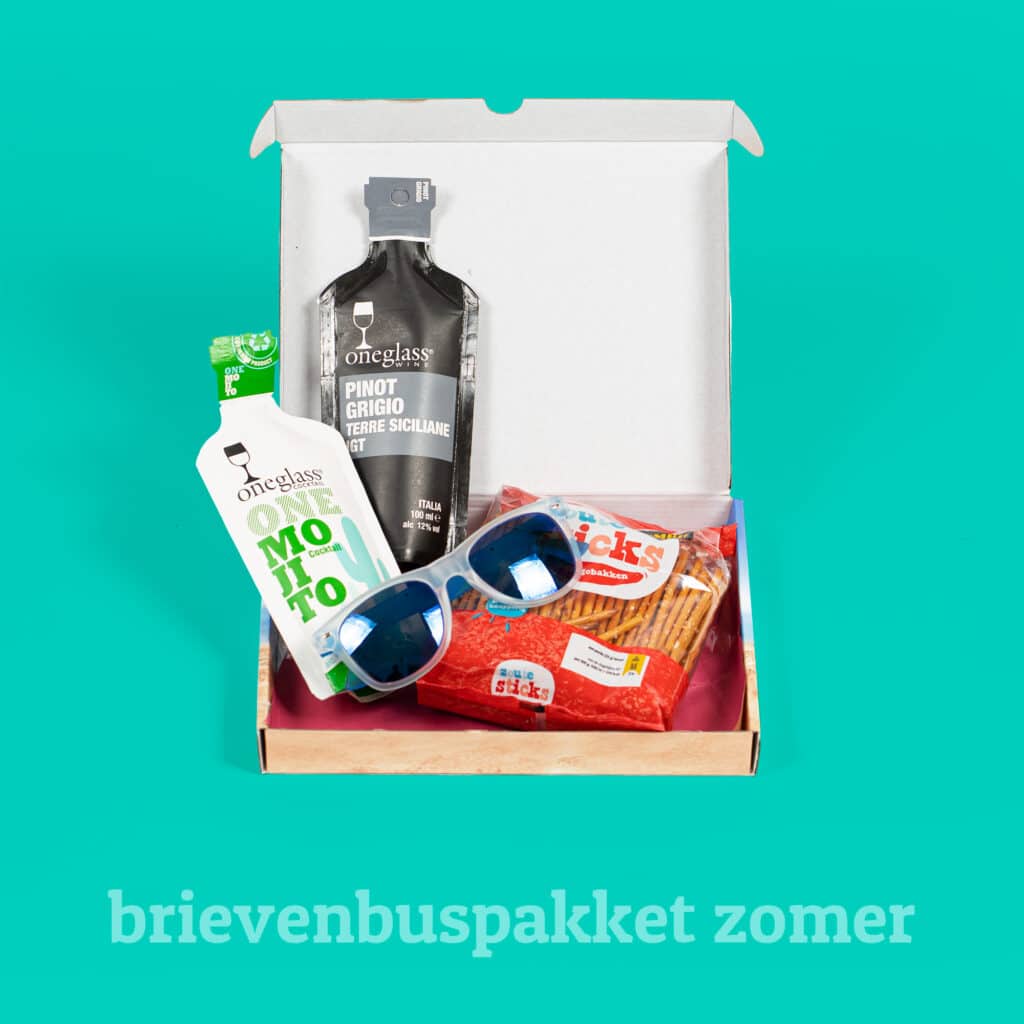 Brievenbuspakket zomer met wijn en cocktail l Pelster Promotions